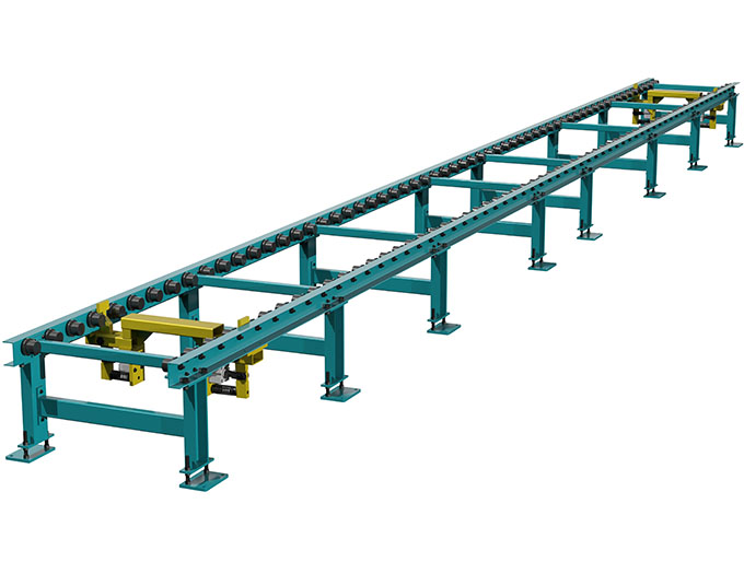 Single Deck Pouring and Cooling line Conveyor